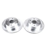 Power Stop 07-18 Chevrolet Silverado 1500 Rear Evolution Drilled & Slotted Rotors - Pair thumbnail 3