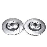 Power Stop 05-11 Audi A6 Front Evolution Drilled & Slotted Rotors - Pair thumbnail 1