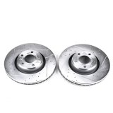 Power Stop 05-11 Audi A6 Front Evolution Drilled & Slotted Rotors - Pair thumbnail 3