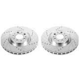 Power Stop 04-07 Volvo S60 Front Evolution Drilled & Slotted Rotors - Pair thumbnail 1