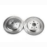 Power Stop 08-14 Cadillac CTS Rear Evolution Drilled & Slotted Rotors - Pair thumbnail 2