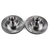 Power Stop 95-01 Ford Explorer Front Evolution Drilled & Slotted Rotors - Pair thumbnail 1