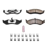 Power Stop 90-01 Jeep Cherokee Front Z36 Truck & Tow Brake Pads w/Hardware thumbnail 3