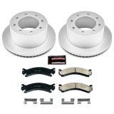 Power Stop 01-06 Chevrolet Silverado 3500 Rear Z17 Evolution Geomet Coated Brake Kit thumbnail 1