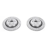 Power Stop 06-09 Cadillac XLR Rear Evolution Drilled & Slotted Rotors - Pair thumbnail 2