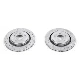 Power Stop 06-09 Cadillac XLR Rear Evolution Drilled & Slotted Rotors - Pair thumbnail 3