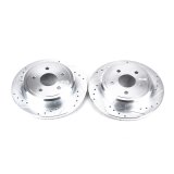 Power Stop 06-10 Jeep Commander Rear Evolution Drilled & Slotted Rotors - Pair thumbnail 2