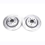 Power Stop 03-14 Volvo XC90 Rear Evolution Drilled & Slotted Rotors - Pair thumbnail 1