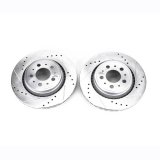 Power Stop 03-14 Volvo XC90 Rear Evolution Drilled & Slotted Rotors - Pair thumbnail 3