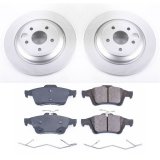 Power Stop 16-18 Ford Focus Rear Z17 Evolution Geomet Coated Brake Kit thumbnail 1
