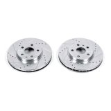 Power Stop 08-14 Cadillac CTS Front Evolution Drilled & Slotted Rotors - Pair thumbnail 1