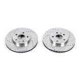 Power Stop 08-14 Cadillac CTS Front Evolution Drilled & Slotted Rotors - Pair thumbnail 3