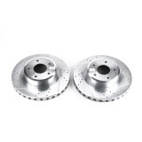 Power Stop 05-06 Pontiac GTO Front Evolution Drilled & Slotted Rotors - Pair thumbnail 1