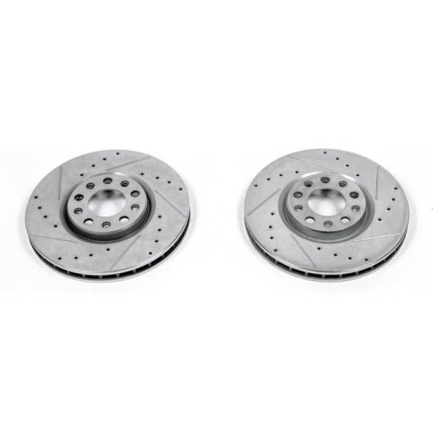 Power Stop 15-17 Chrysler 200 Front Evolution Drilled & Slotted Rotors - Pair thumbnail 3