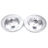 Power Stop 98-03 Mercedes-Benz ML320 Front Evolution Drilled & Slotted Rotors - Pair thumbnail 1