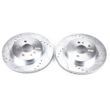 Power Stop 98-03 Mercedes-Benz ML320 Front Evolution Drilled & Slotted Rotors - Pair thumbnail 2