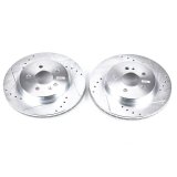 Power Stop 98-03 Mercedes-Benz ML320 Front Evolution Drilled & Slotted Rotors - Pair thumbnail 3