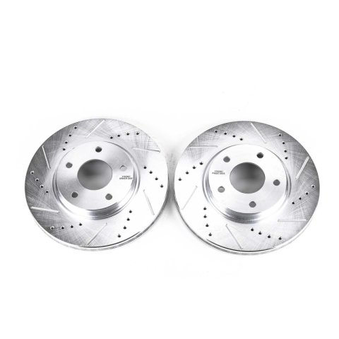 Power Stop 03-04 Infiniti M45 Front Evolution Drilled & Slotted Rotors - Pair thumbnail 2