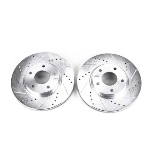 Power Stop 03-04 Infiniti M45 Front Evolution Drilled & Slotted Rotors - Pair thumbnail 3