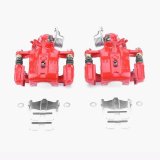 Power Stop 99-01 Infiniti G20 Rear Red Calipers w/Brackets - Pair thumbnail 3