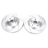 Power Stop 08-14 Cadillac CTS Front Evolution Drilled & Slotted Rotors - Pair thumbnail 1