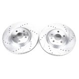 Power Stop 08-14 Cadillac CTS Front Evolution Drilled & Slotted Rotors - Pair thumbnail 2