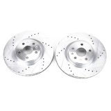 Power Stop 08-14 Cadillac CTS Front Evolution Drilled & Slotted Rotors - Pair thumbnail 3