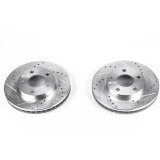 Power Stop 97-05 Buick Century Front Evolution Drilled & Slotted Rotors - Pair thumbnail 1