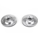 Power Stop 97-05 Buick Century Front Evolution Drilled & Slotted Rotors - Pair thumbnail 2