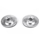 Power Stop 97-05 Buick Century Front Evolution Drilled & Slotted Rotors - Pair thumbnail 3