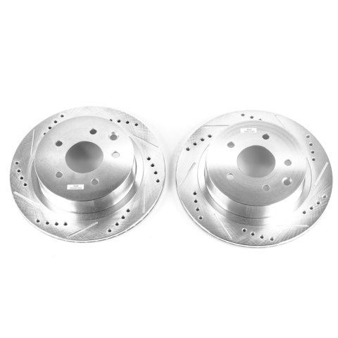 Power Stop 03-05 Infiniti G35 Rear Evolution Drilled & Slotted Rotors - Pair thumbnail 2