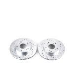 Power Stop 02-06 Acura RSX Front Evolution Drilled & Slotted Rotors - Pair thumbnail 1