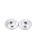 Power Stop 02-06 Acura RSX Front Evolution Drilled & Slotted Rotors - Pair thumbnail 3