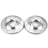 Power Stop 95-04 Toyota Tacoma Front Evolution Drilled & Slotted Rotors - Pair thumbnail 2