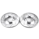 Power Stop 95-04 Toyota Tacoma Front Evolution Drilled & Slotted Rotors - Pair thumbnail 3