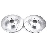 Power Stop 05-06 Saab 9-2X Front Evolution Drilled & Slotted Rotors - Pair thumbnail 1