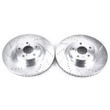 Power Stop 05-06 Saab 9-2X Front Evolution Drilled & Slotted Rotors - Pair thumbnail 3