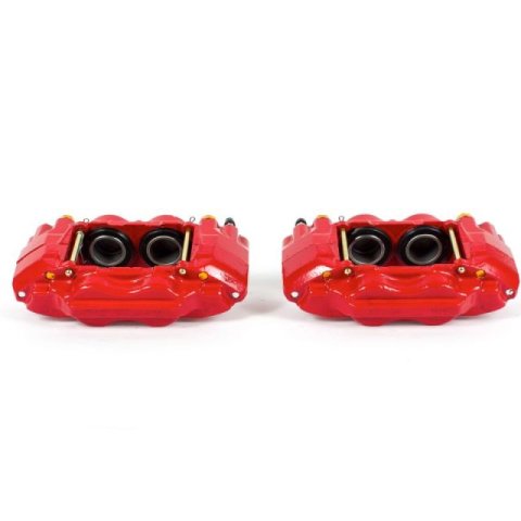 Power Stop 06-10 Hummer H3 Front Red Calipers w/o Brackets - Pair thumbnail 3