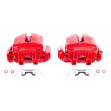 Power Stop 2006 BMW 325i Front Red Calipers w/Brackets - Pair thumbnail 3