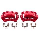 Power Stop 08-11 Nissan Pathfinder Front Red Calipers w/Brackets - Pair thumbnail 2