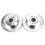 Power Stop 18-19 Jeep Wrangler Rear Evolution Drilled & Slotted Rotors - Pair thumbnail 1
