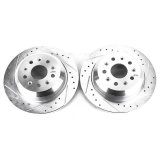 Power Stop 18-19 Jeep Wrangler Rear Evolution Drilled & Slotted Rotors - Pair thumbnail 3