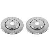 Power Stop 14-16 Acura MDX Front Evolution Drilled & Slotted Rotors - Pair thumbnail 1
