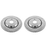 Power Stop 14-16 Acura MDX Front Evolution Drilled & Slotted Rotors - Pair thumbnail 2