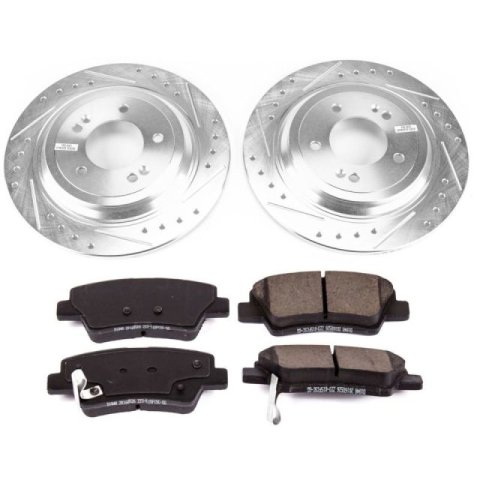 Power Stop 17-18 Kia Sportage Rear Z23 Evolution Sport Brake Kit thumbnail 1