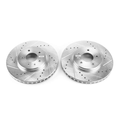 Power Stop 09-11 Cadillac STS Front Evolution Drilled & Slotted Rotors - Pair thumbnail 1