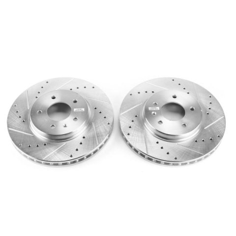 Power Stop 09-11 Cadillac STS Front Evolution Drilled & Slotted Rotors - Pair thumbnail 2
