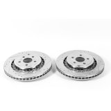 Power Stop 15-17 Chevrolet SS Rear Evolution Drilled & Slotted Rotors - Pair thumbnail 3
