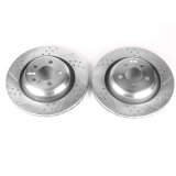 Power Stop 05-10 Chrysler 300 Rear Evolution Drilled & Slotted Rotors - Pair thumbnail 2