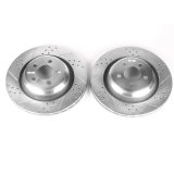 Power Stop 05-10 Chrysler 300 Rear Evolution Drilled & Slotted Rotors - Pair thumbnail 3